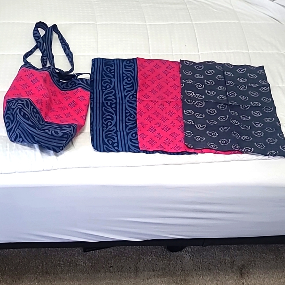 Purse, Bag, Eco Lunchbox Backpack & handkerchief